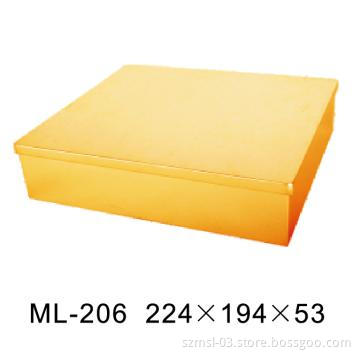 rectangular tin box, tin box, gift box